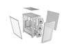 Corsair 3000D RGB AIRFLOW Mid Tower Gaming Case - White 