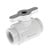 Barrow G1/4 Mini Valve Ball with Silver Handle in White