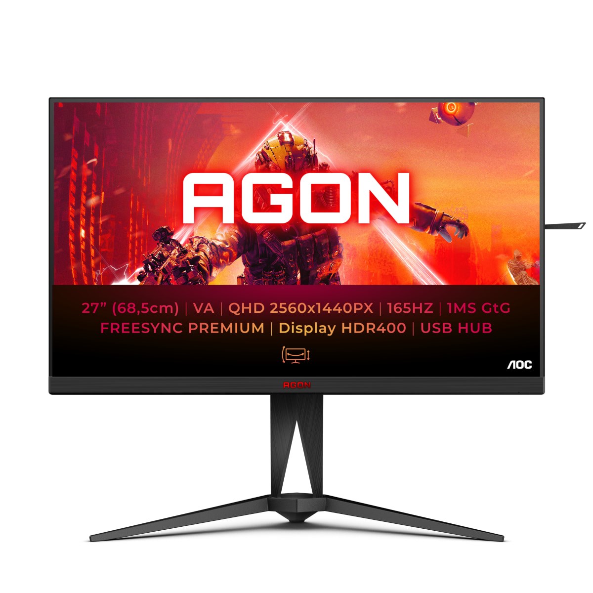 Aoc Agon Ag Qxn Qhd Va Hz Gaming Monitor Ag Qxn Eu Ccl