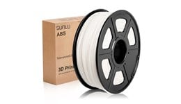Sunlu ABS 3D Printer Filament in White, 1KG