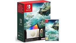Nintendo Switch OLED Console - The Legend of Zelda Tears of The Kingdom Edition + Game Bundle