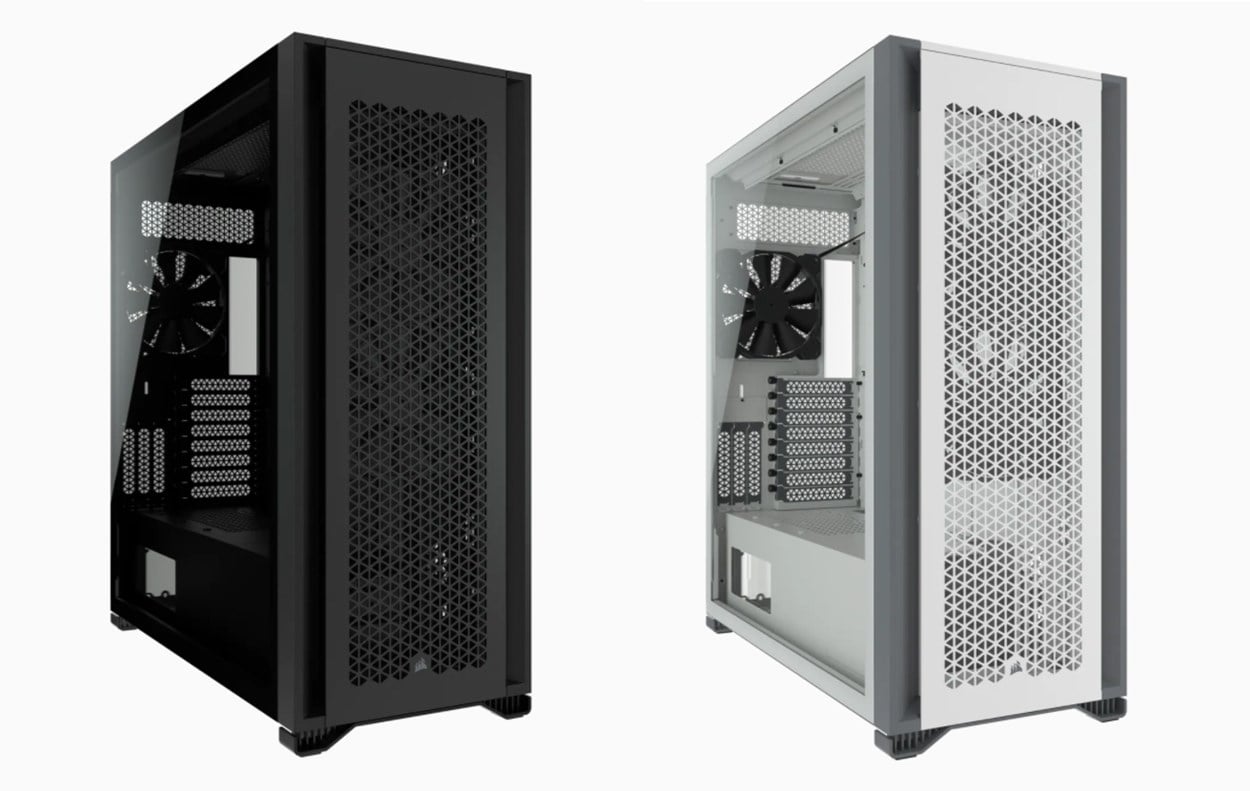 Corsair 7000D Side by Side - Black and White Case Options
