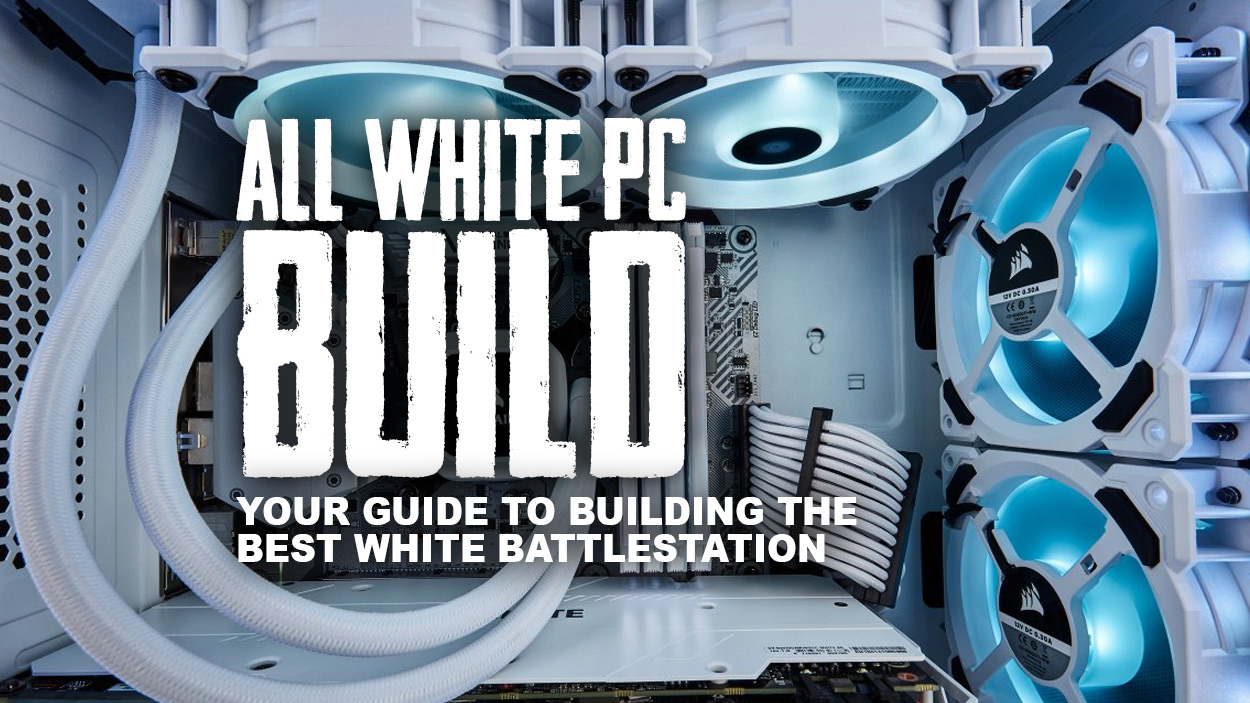 white gaming pc build