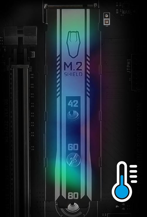 M.2 Shield cool graph