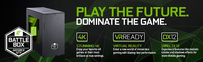 NVIDIA Battlebox Gaming PCs