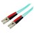 StarTech.com (5m) 10 Gb Aqua Multimode 50/125 Duplex LSZH Fiber Patch Cable LC - LC