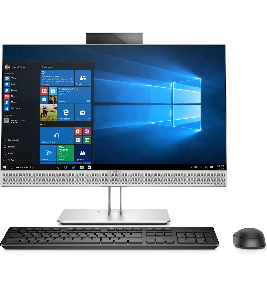 HP EliteOne 800 G3 (23.8 inch Touchscreen) All-in-One PC Core i5 (7500 ...