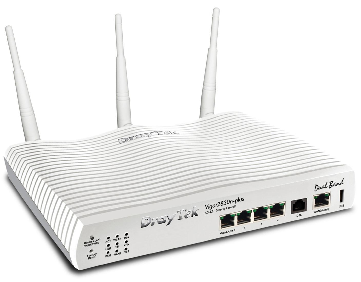 Draytek Vigor 2830n-Plus 4-port Wireless ADSL - V2830NP | CCL Computers