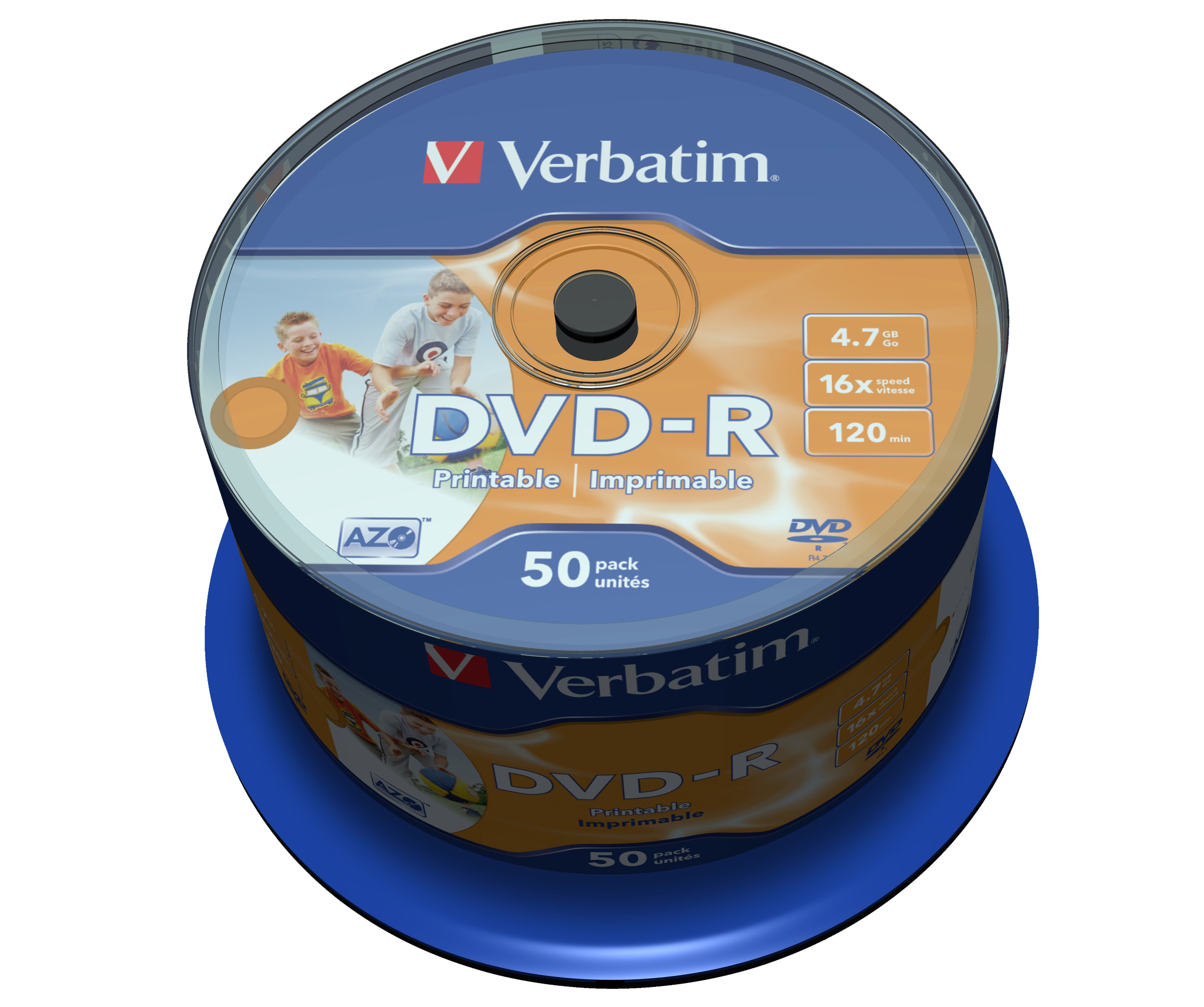 Verbatim 16x Printable DVD-R - 43533 | CCL