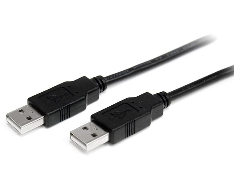 Photos - Cable (video, audio, USB) Startech.com (1m) USB 2.0 A to A Cable - M/M USB2AA1M 