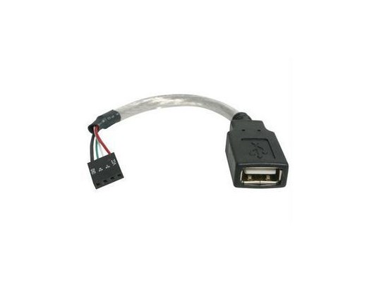 StarTech.com (15.24cm) USB 2.0 Cable - USB A Female to USB Motherboard ...