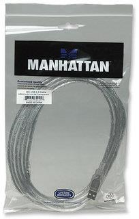 Photos - Cable (video, audio, USB) MANHATTAN High Speed USB Device Cable (3m) A Male / B Male 340458 