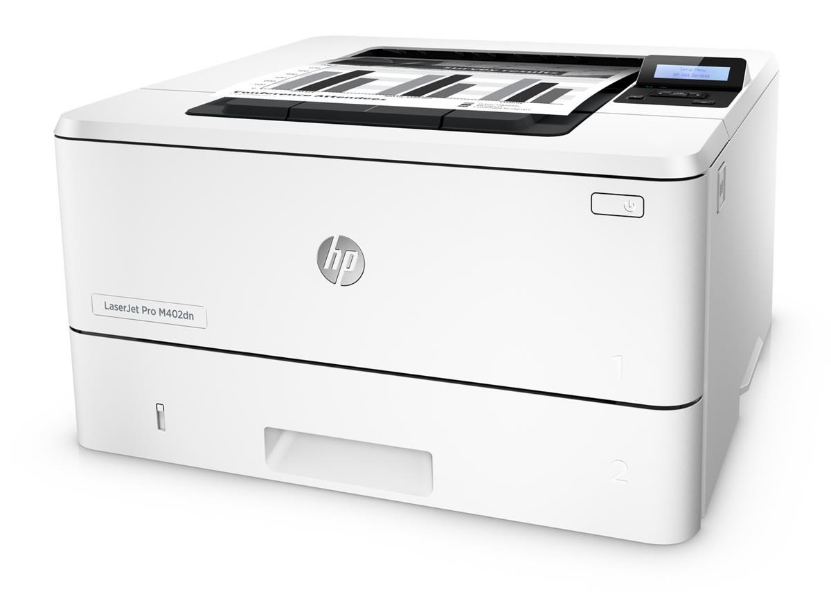 Hp Laserjet Pro M402dn A4 Mono Laser Printer 128mb 2 Line Backlit Lcd