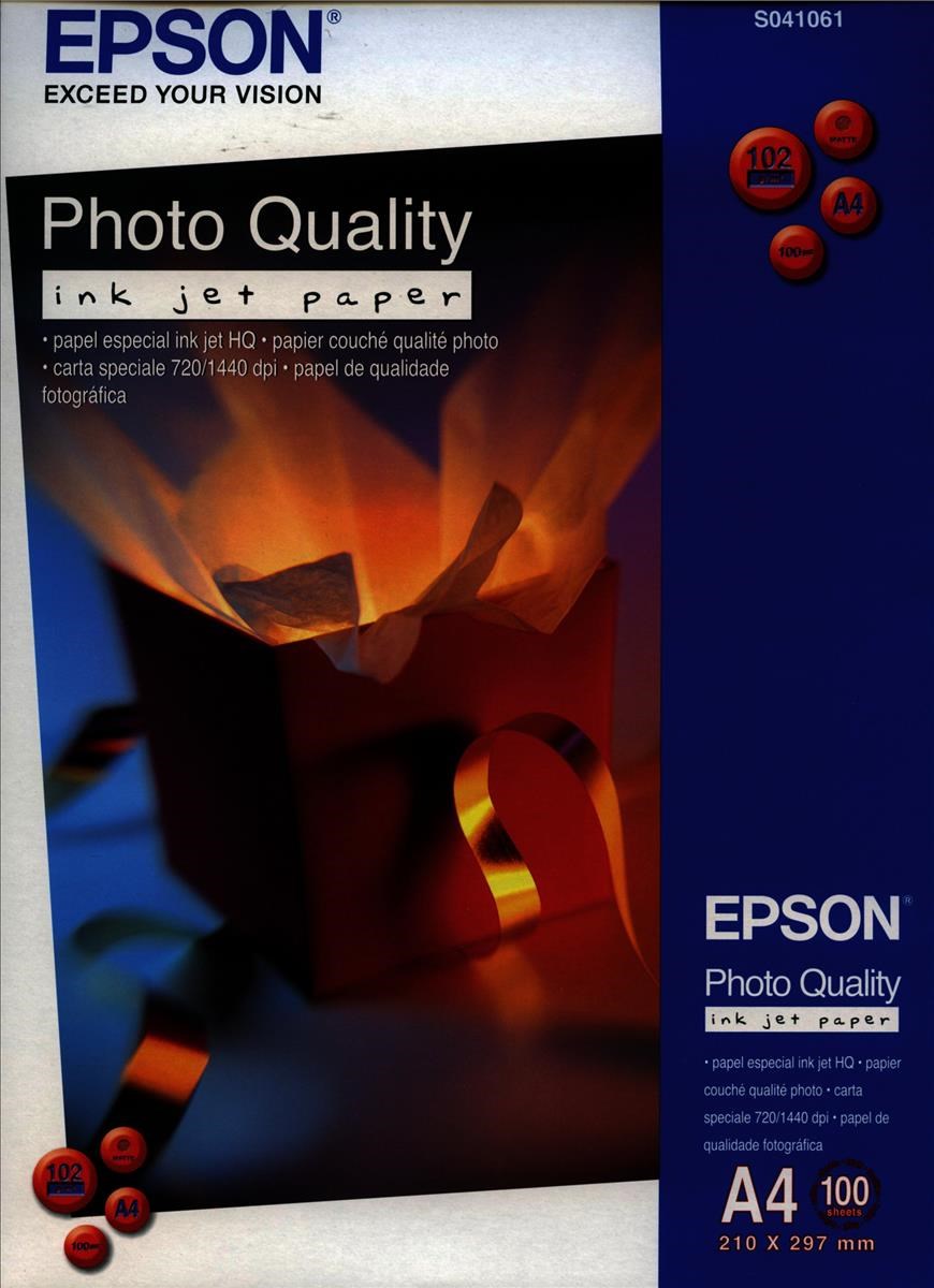 Epson A3 Photo Quality Ink Jet Paper 100 Sheets 102g M2 White