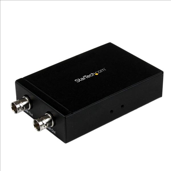 StarTech.com HDMI to SDI Converter - HDMI to 3G SDI Adapter with Dual ...