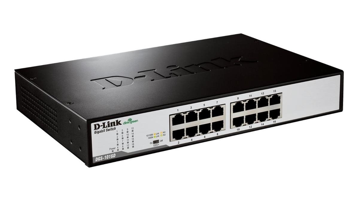 DLink DGS-1016D 16-Port Gigabit Rackmount Switch