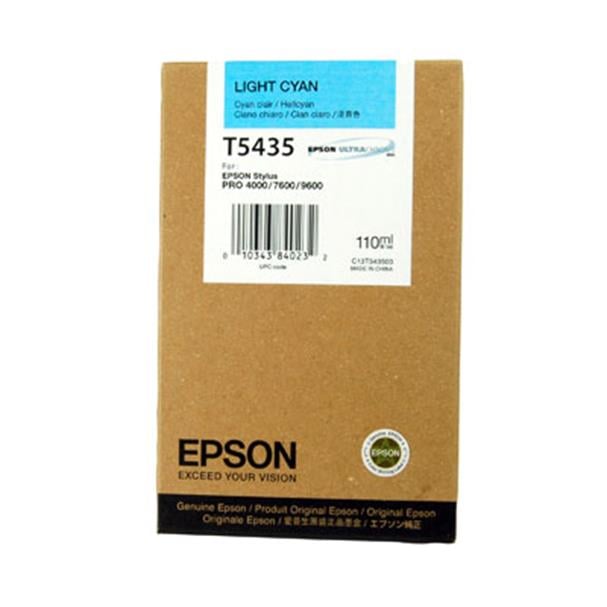 Epson UltraChrome T5435 Light Cyan Ink Cartridge (110ml) - C13T543500 ...