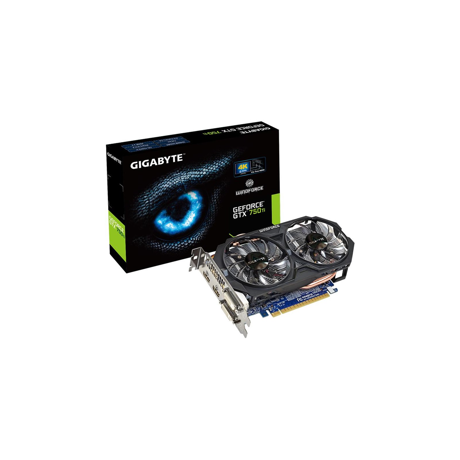 Gigabyte GeForce GTX 750 Ti 2GB Graphics Card - GV-N75TOC-2GI | CCL ...