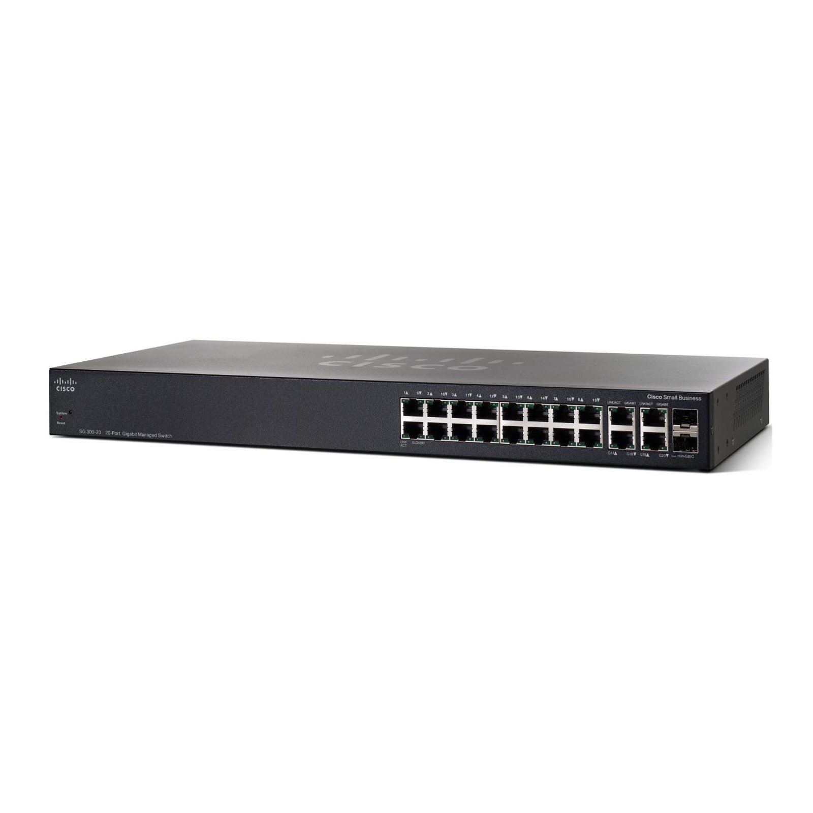 Cisco SG300-20 16-Port Gigabit Rackmount Switch - SRW2016-K9-UK | CCL ...