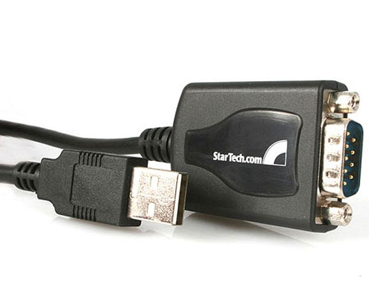 StarTech.com 1 Port Professional USB to Serial Adaptor Cable with COM ...