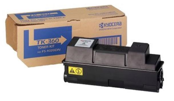 Kyocera TK-360 (Yield: 20,000 Pages) Black Toner Cartridge