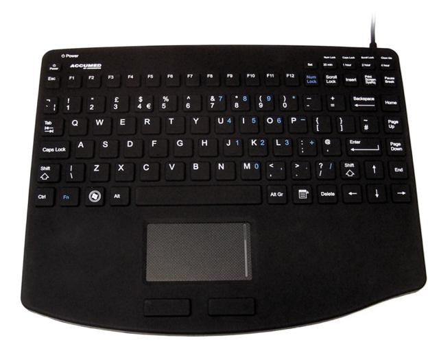 Accuratus AccuMed 540 V2. Keyboard Form factor: Full-size (100%). Keyboard style: Straight. Connectivity technology: Wired Device interface: USB. Wrist rest. Cable length: 1.5 m. Product colour: Black