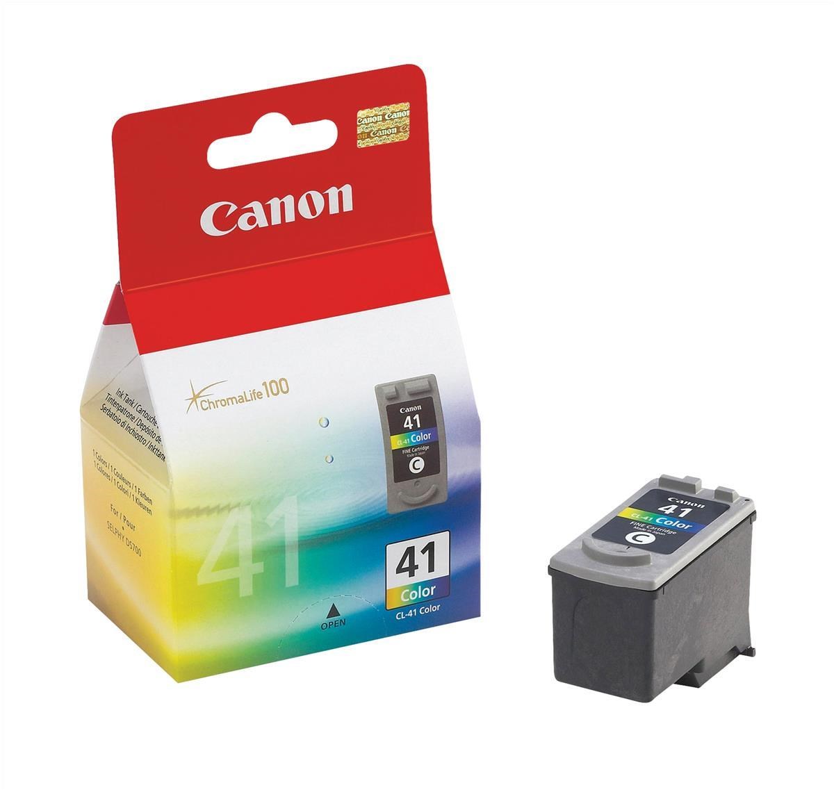 Canon CL-41 (Yield: 312 Pages) Cyan/Magenta/Yellow Ink Cartridge