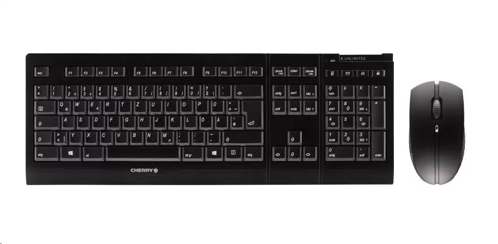 CHERRY B.UNLIMITED 3.0 Wireless Keyboard And Mouse Set (Black) - JD ...