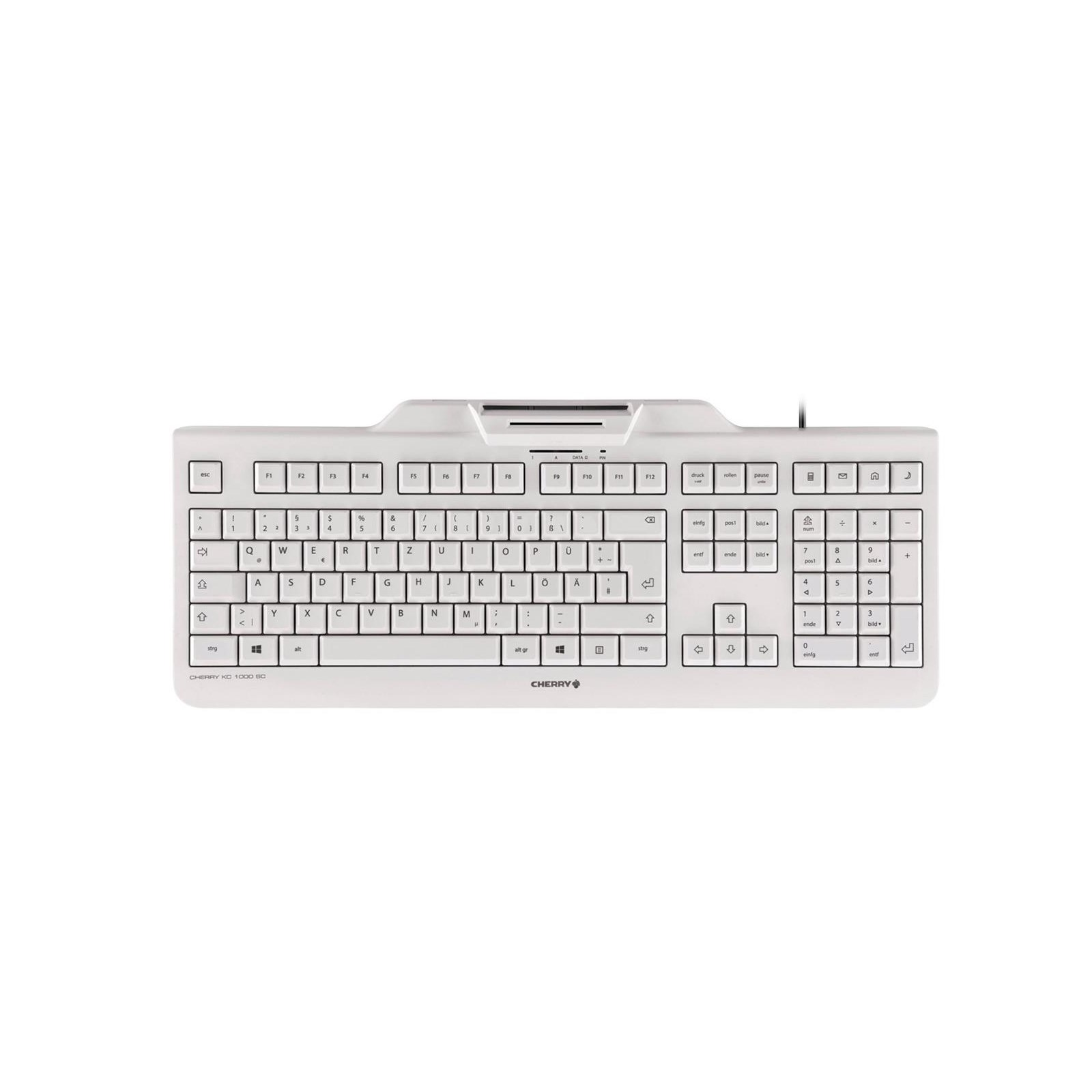 Cherry KC 1000 SC Security Keyboard with Integrated Smart Card Terminal ...