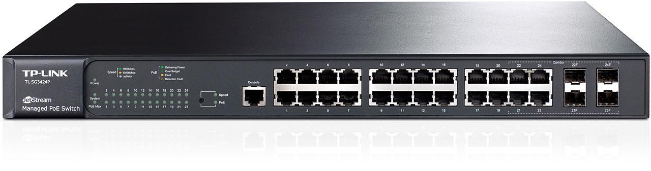 tp link switch 24 port gigabit poe