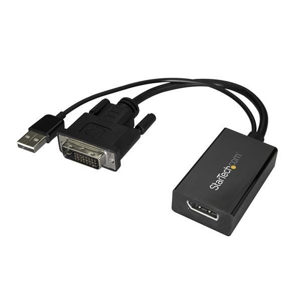 Photos - Cable (video, audio, USB) Startech.com DVI to DisplayPort Adaptor with USB Power DVI2DP2 