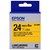 Epson LK-6YBP (24mm x 9m) Label Cartridge (Black on Pastel Yellow) for LabelWorks Label Makers