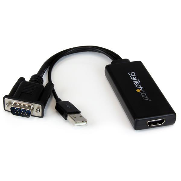 Adaptador vga a hdmi con audio usb sale