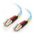 C2G 2m 10 Gb OM3 LC/LC Duplex 50/125 Multimode Fibre Optic Cable (LSZH)