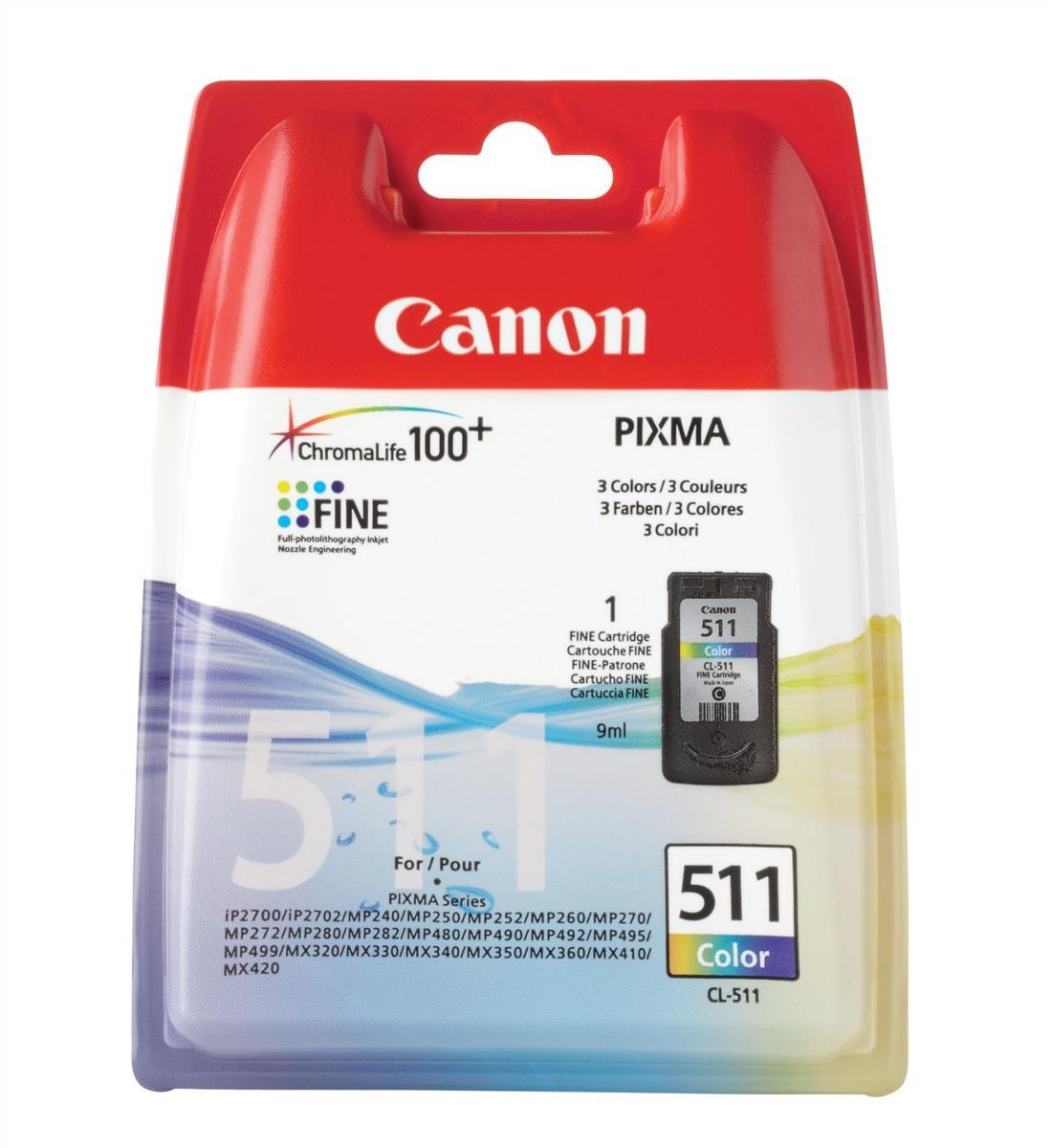 Canon CL-511 Colour Ink Cartridge