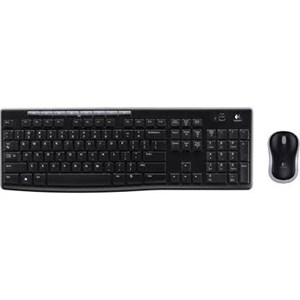 Logitech MK270 Wireless Combo Keyboard and Mouse Set - German