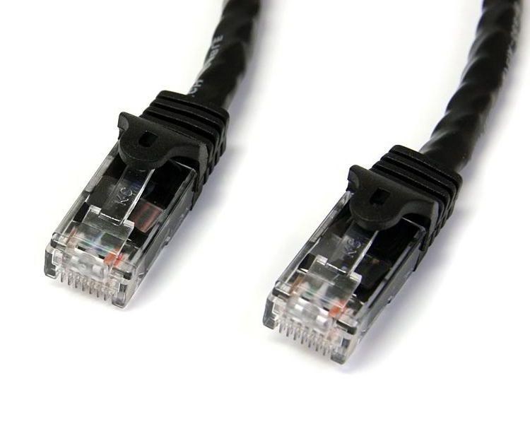 Photos - Ethernet Cable Startech.com 3m CAT6 Patch Cable  N6PATC3MBK (Black)