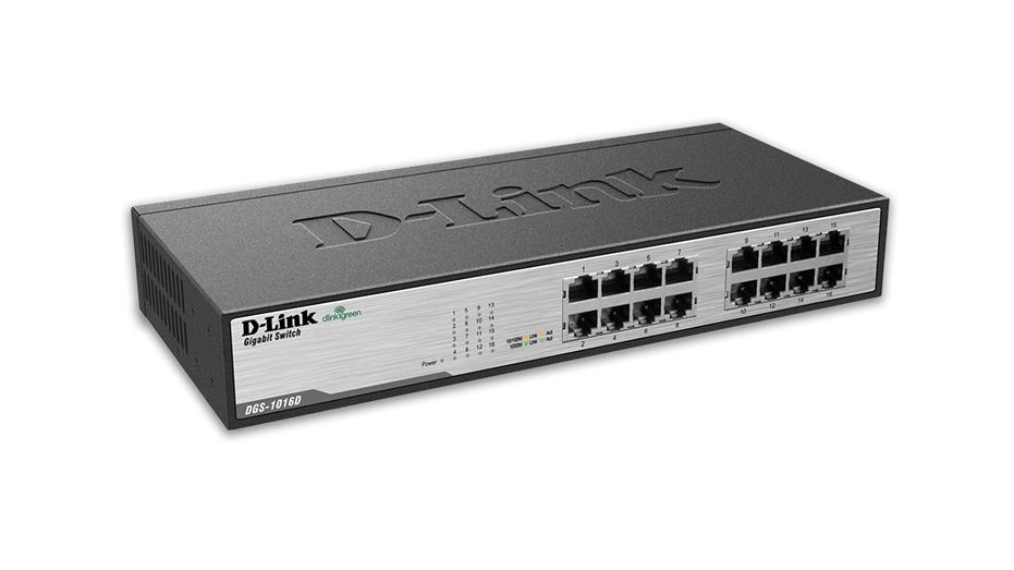 DLink DES-1016D 16-Port 100 Mbps Desktop Switch - DES-1016D/B | CCL