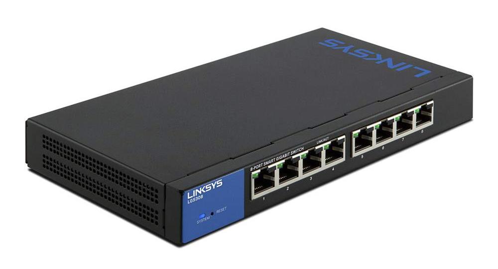 Linksys LGS308 8-Port Gigabit Desktop Switch - LGS308-UK | CCL Computers