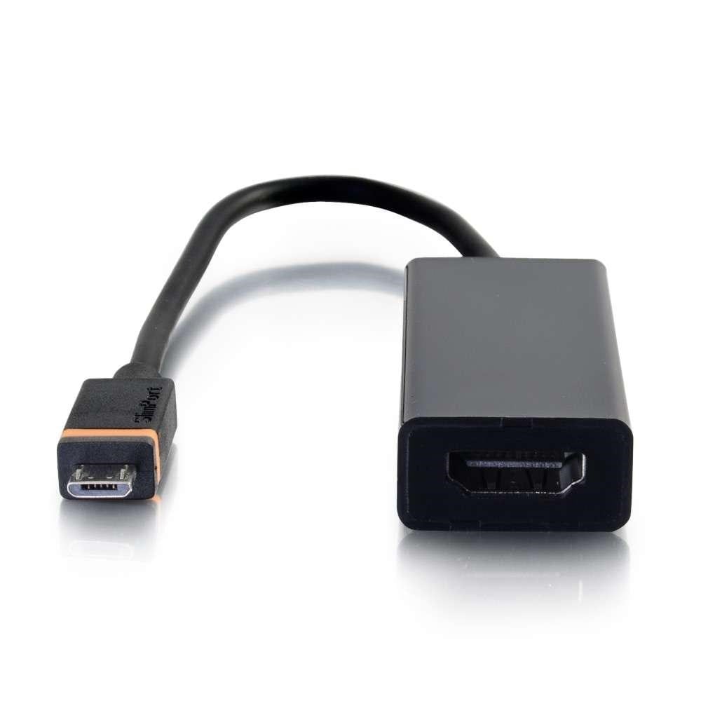 C2G MicroUSB (B) to HDMI Display SlimPort Adaptor Cable 80934 CCL