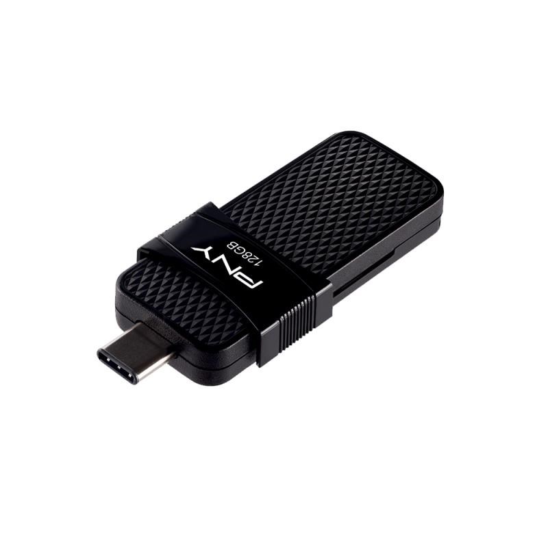 PNY Duo Link (128GB) OTG Type-C USB 3.0 Flash Drive - P-FD128OTGSLTC-GE ...