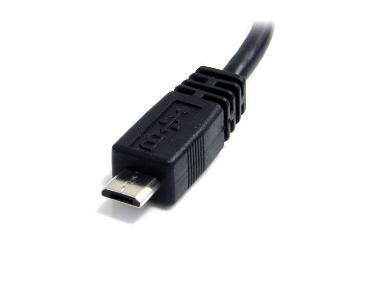 Photos - Cable (video, audio, USB) Startech.com USB to Micro USB Cable  UUSBHAUB6IN (0.15m)