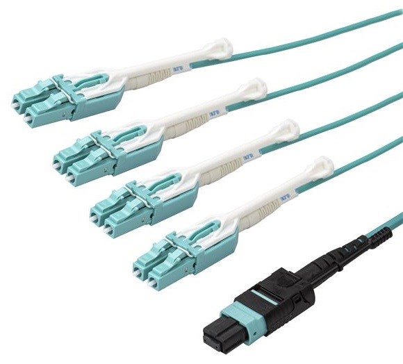 StarTech.com (1m) MPO/MTP To LC Fiber Optic Breakout Cable With