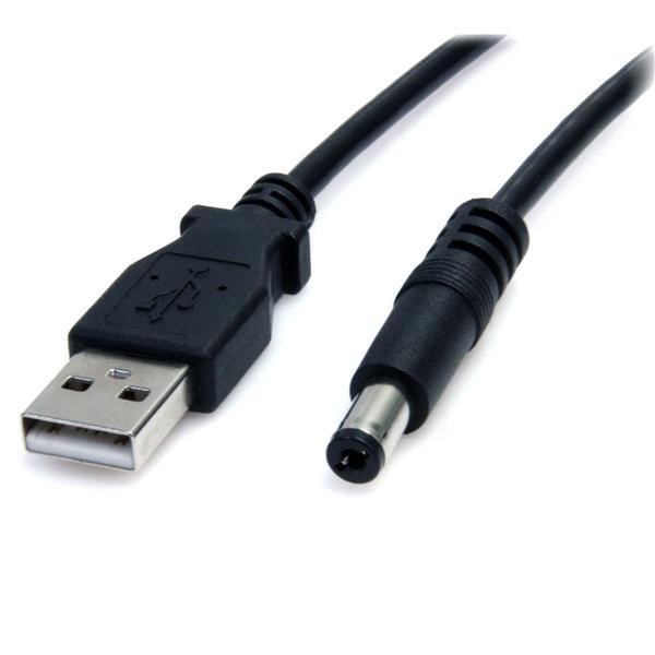 Photos - Cable (video, audio, USB) Startech.com USB to Type M Barrel Cable USB to 5.5mm 5V DV Cable (2m) USB2 