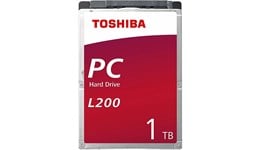 1TB Toshiba L200 2.5" SATA III Hard Drive - 5400RPM, 128MB Cache