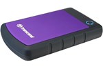 Transcend StoreJet 2TB Desktop External Hard Drive in Purple - USB 3.2 Gen 1