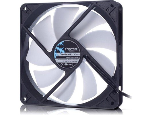 Fractal Design Silent Series R3 (60mm) Case Fan - FD-FAN-SSR3-60-WT ...