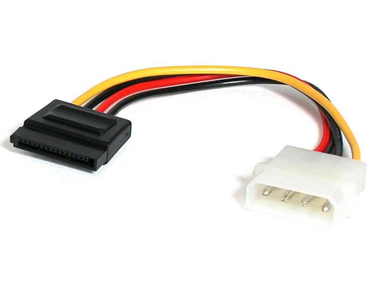 sata psu power to 4 pin molex connector adaptor