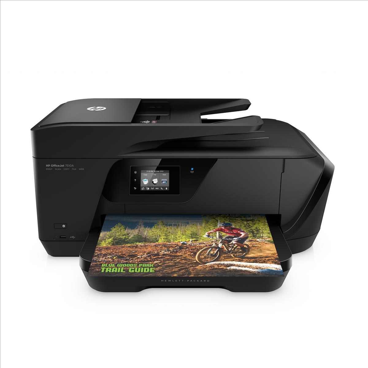 HP OfficeJet 7510 (A3) Colour Inkjet Wide Format Wireless All-in-One ...