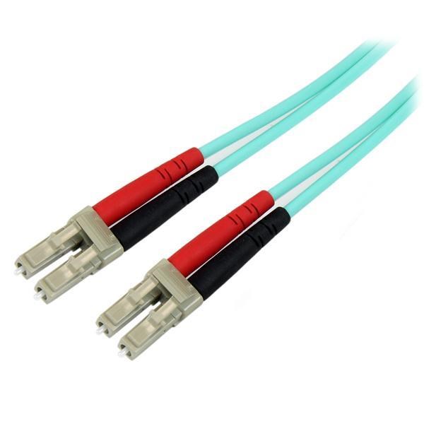 Photos - Ethernet Cable Startech.com (3m) 10 Gb Aqua Multimode 50/125 Duplex LSZH Fiber Patch A50F 